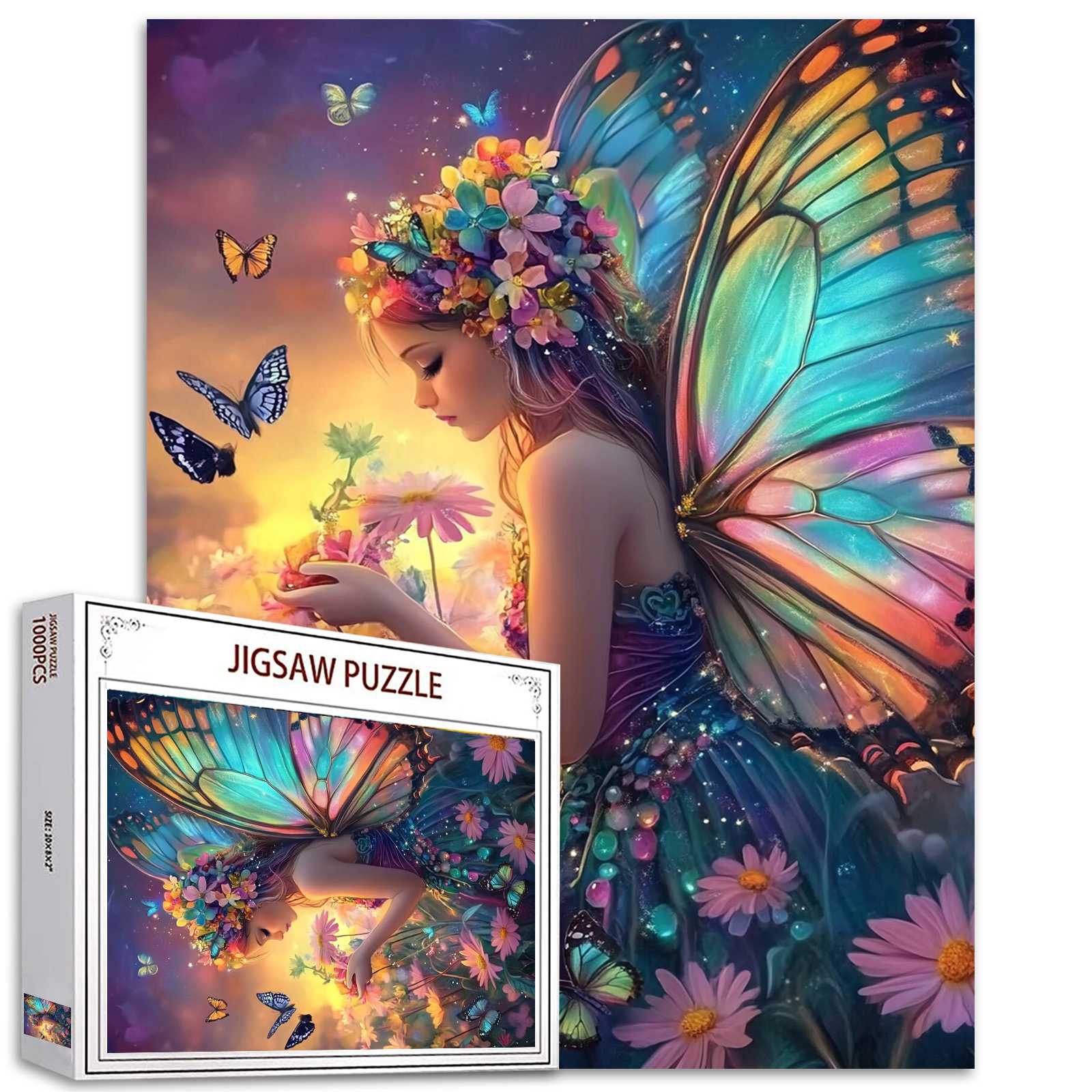 Twilight Butterfly Fairy Jigsaw Puzzles