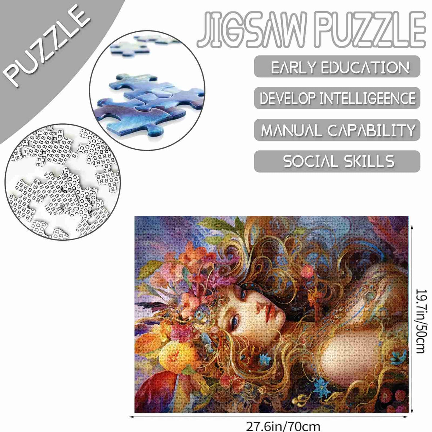 Golden Fairy Jigsaw Puzzle