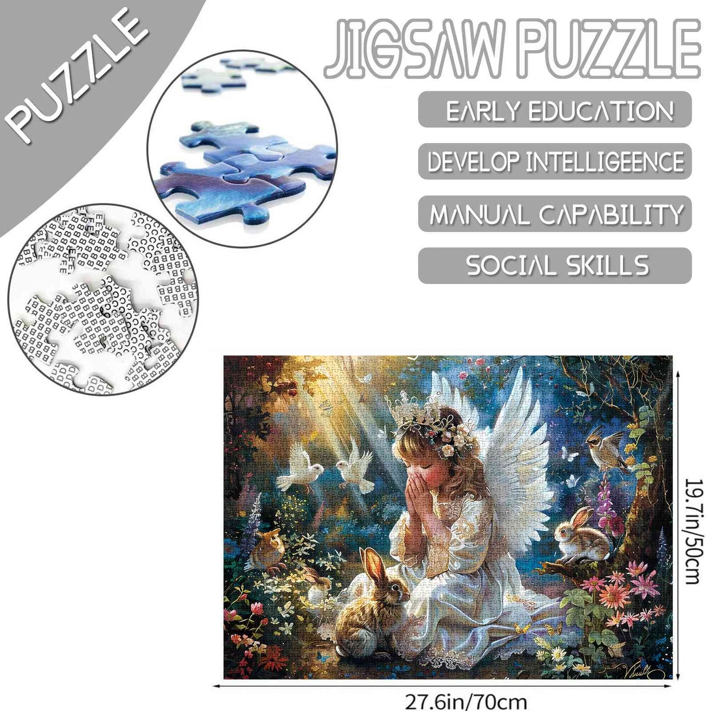 Forest Prayer Angel Jigsaw Puzzles