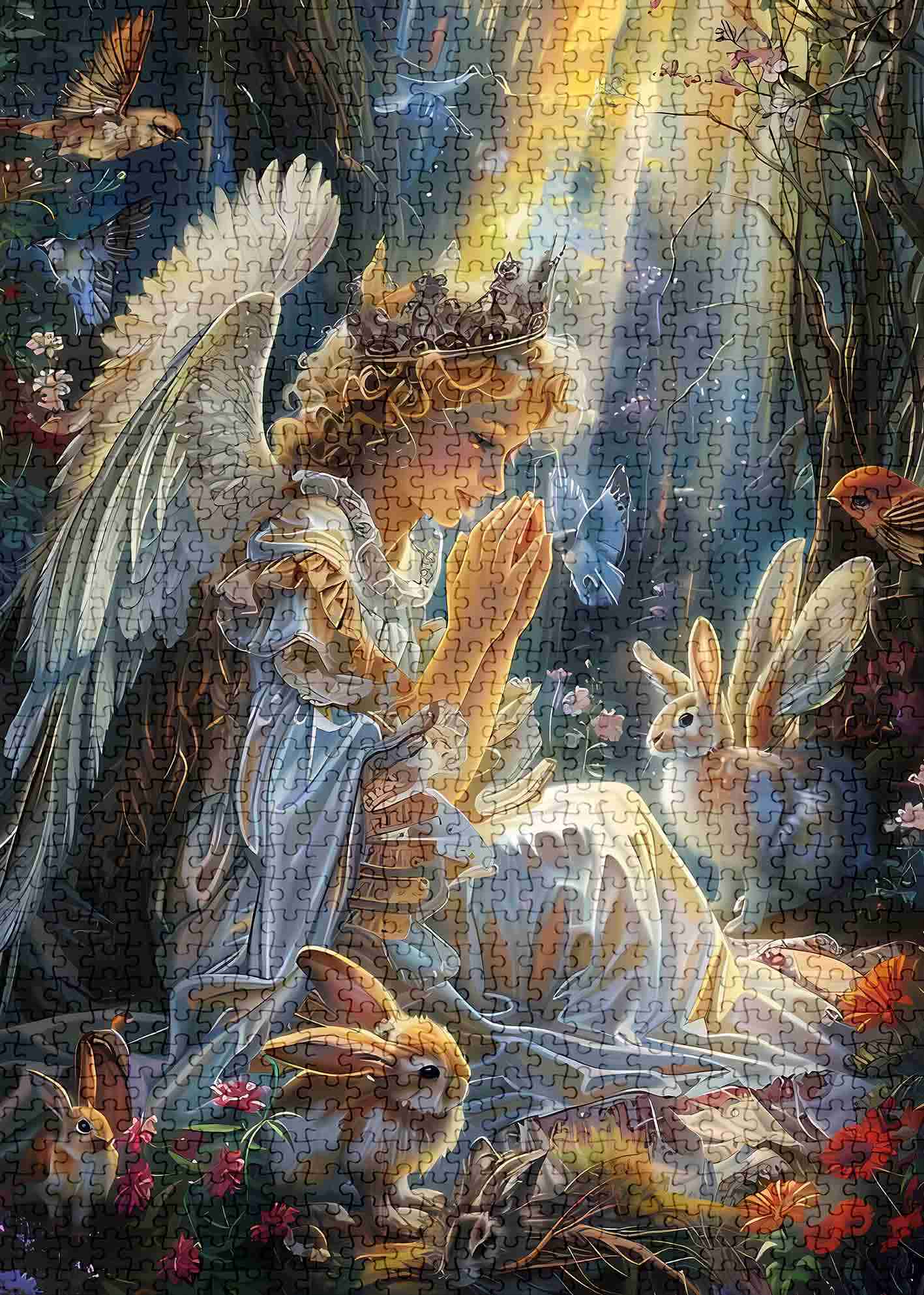 Forest Guardian Angel Jigsaw Puzzles