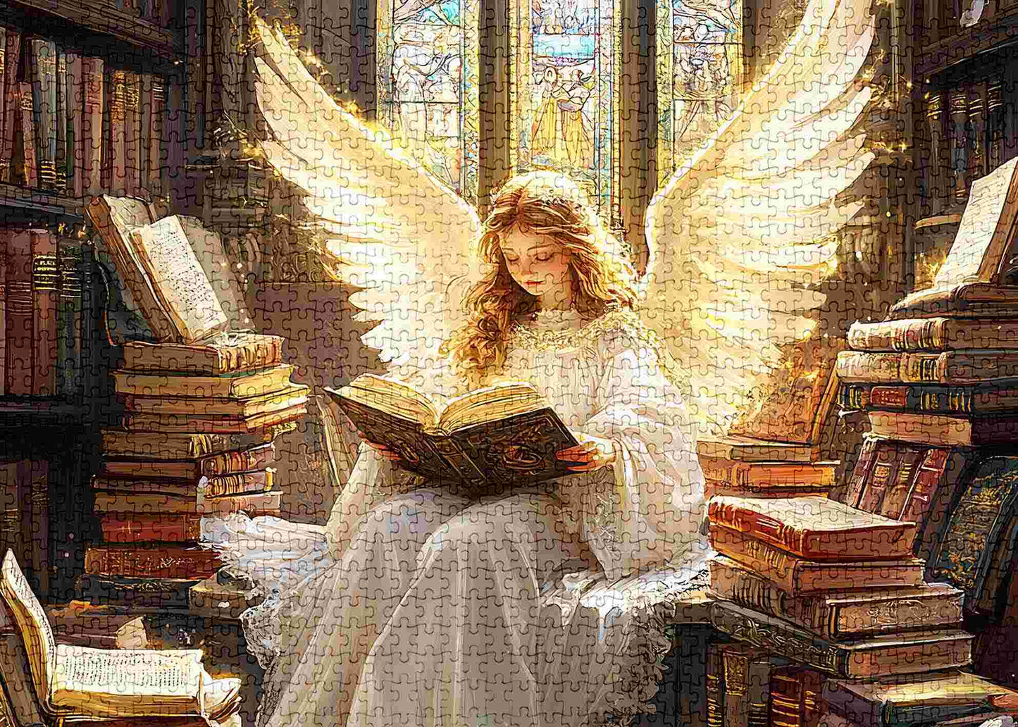 Library Angel Jigsaw Puzzles