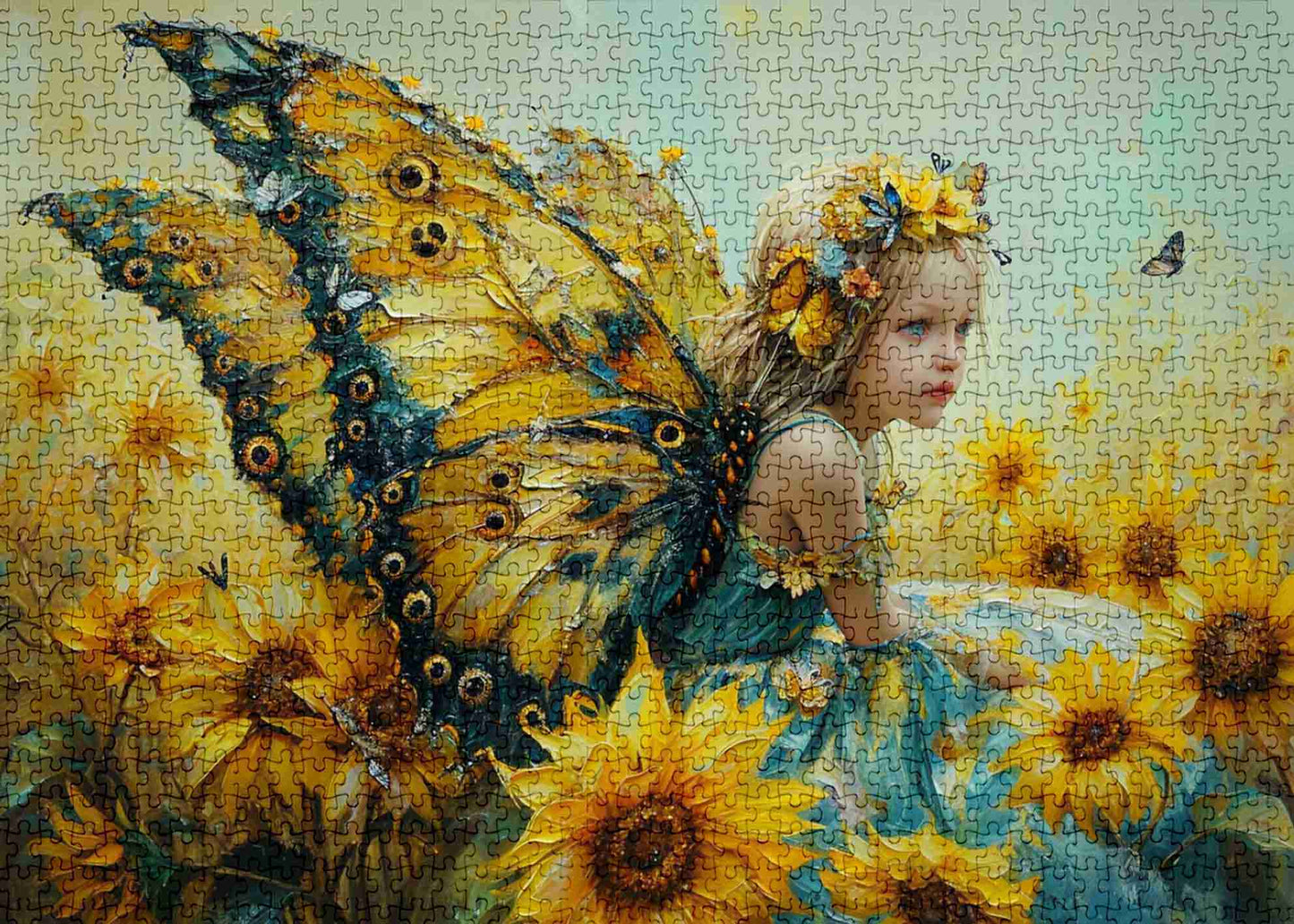 Sunflower Fairy Whispers Jigsaw Puzzles