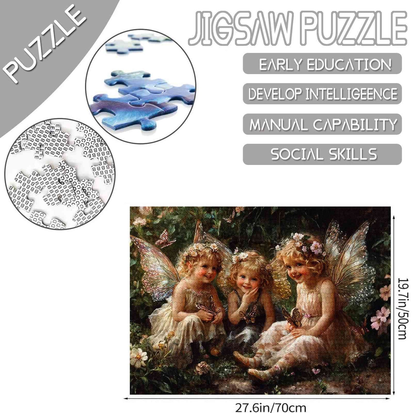 Enchanted Fairy Friends Jigsaw Puzzles