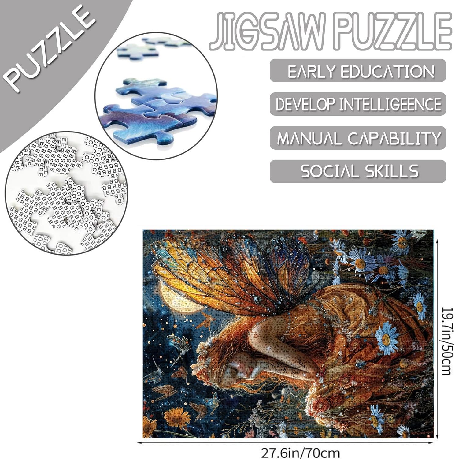 Butterfly Wings Fairy Jigsaw Puzzles