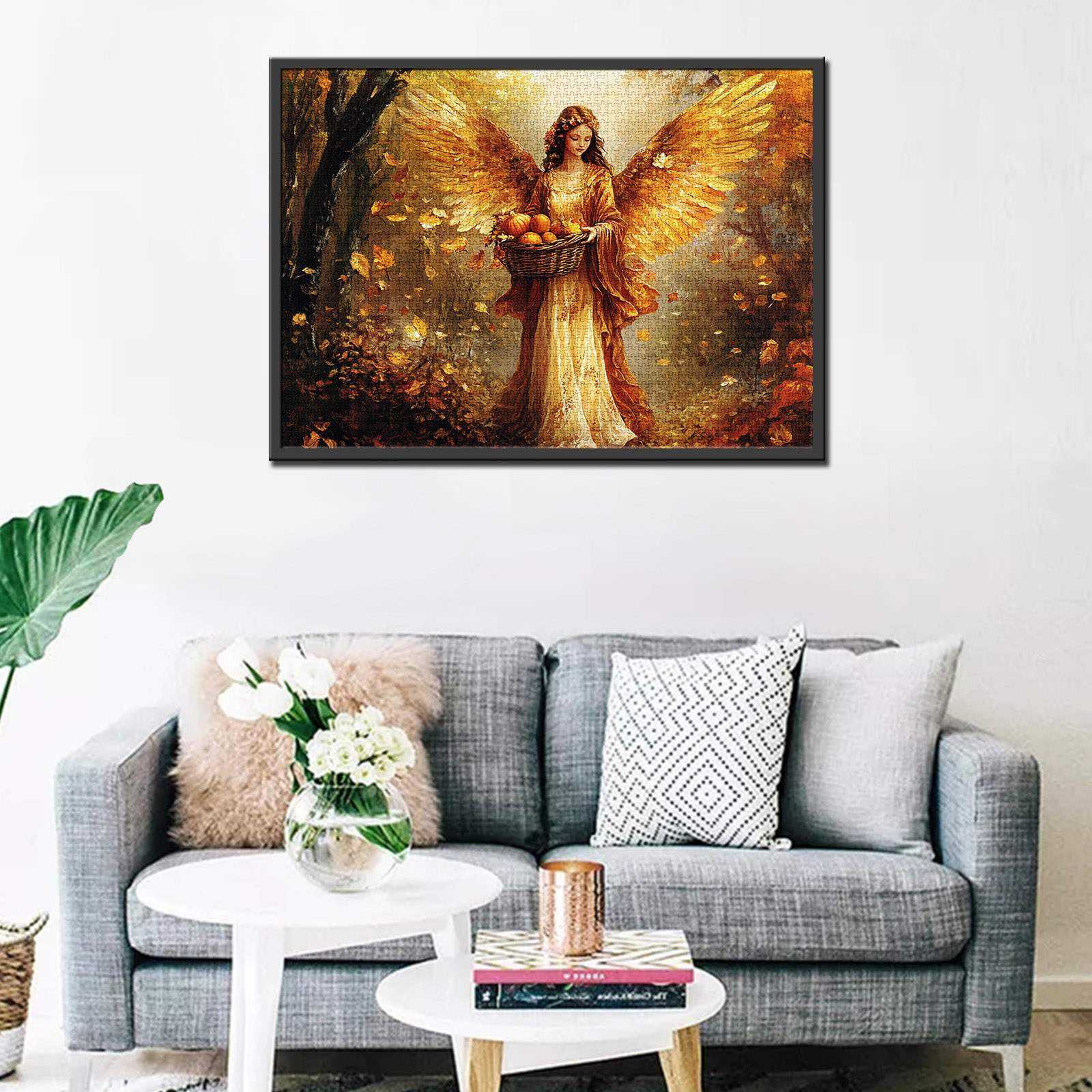 Autumn Harvest Angel Jigsaw Puzzles