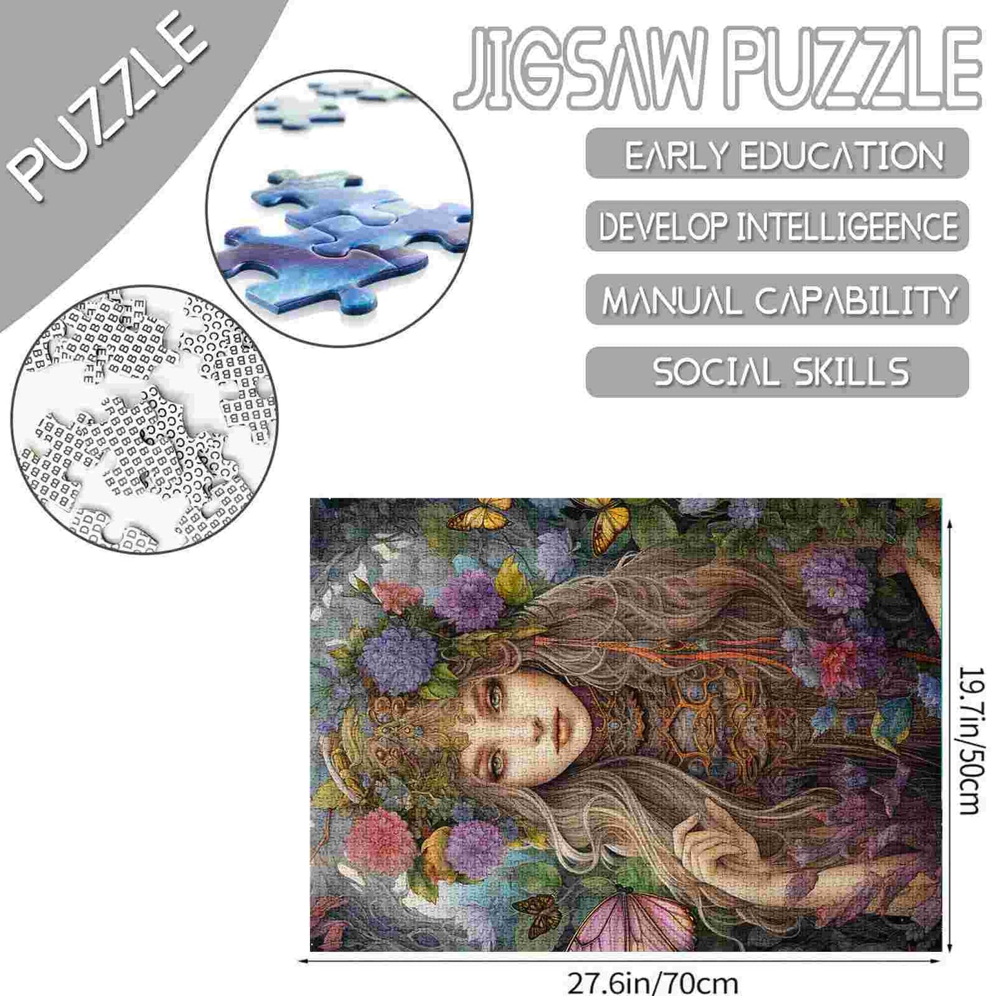 Crowned Fairy in Forest Jigsaw Puzzle