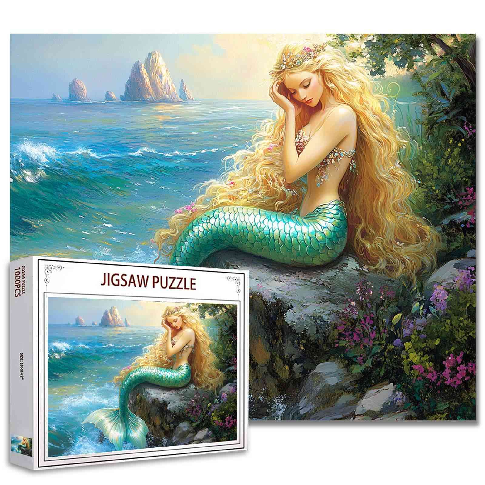 Coastal Mermaid Dreams Jigsaw Puzzles