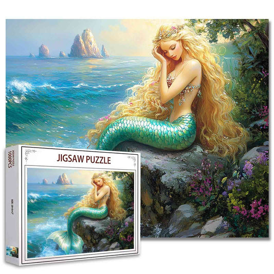 Coastal Mermaid Dreams Jigsaw Puzzles