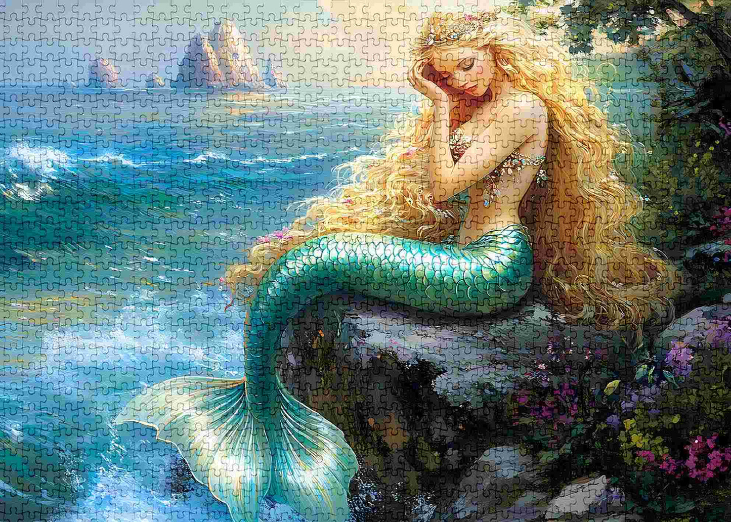 Coastal Mermaid Dreams Jigsaw Puzzles