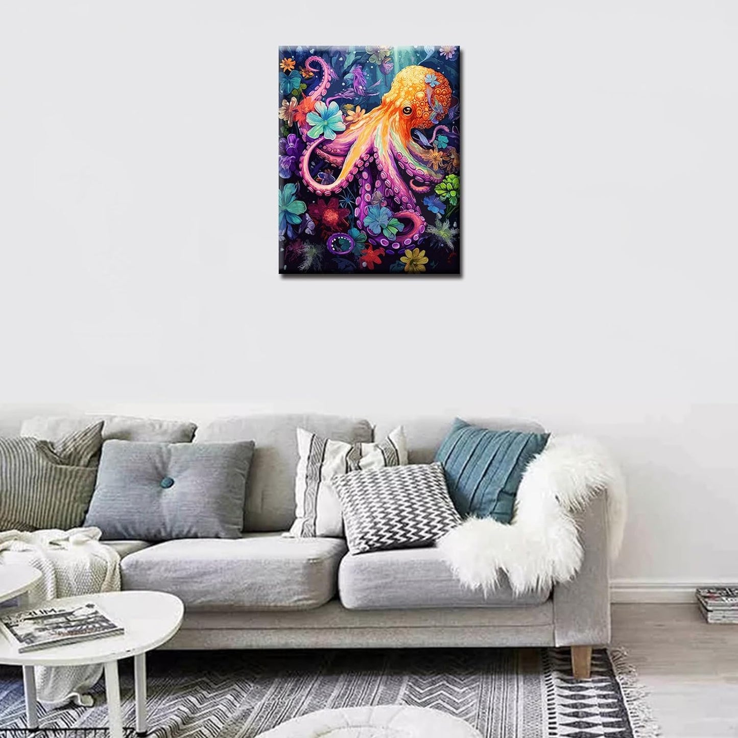 Octopus Paint by Numbers - Tucocoo