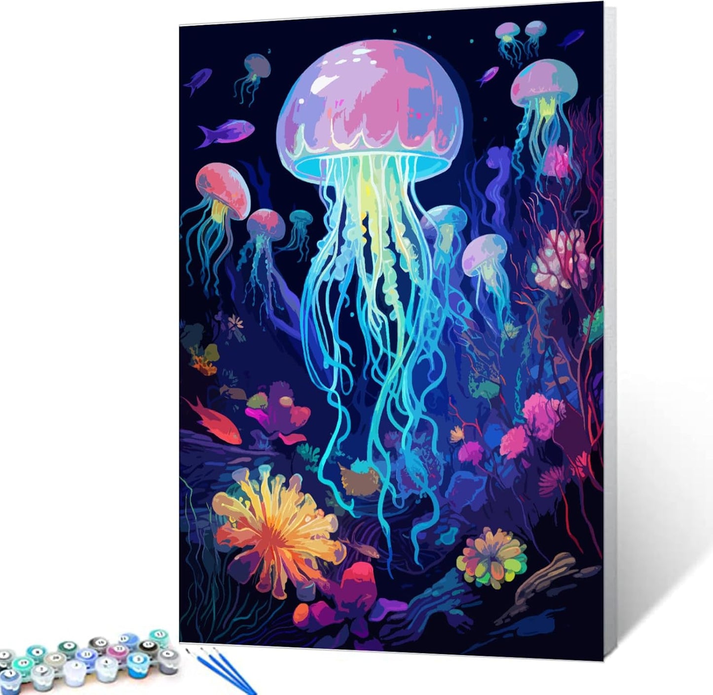 Fancy Jellyfish Paint by Numbers