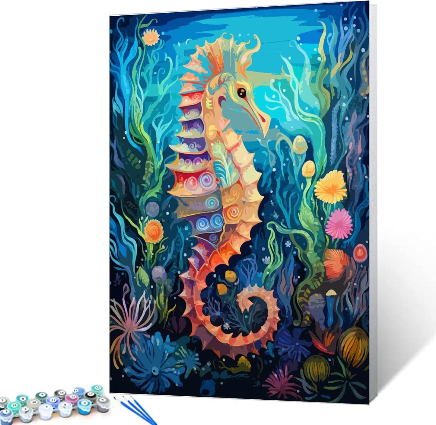 Malen nach Zahlen „Fancy Sea Horse“ 