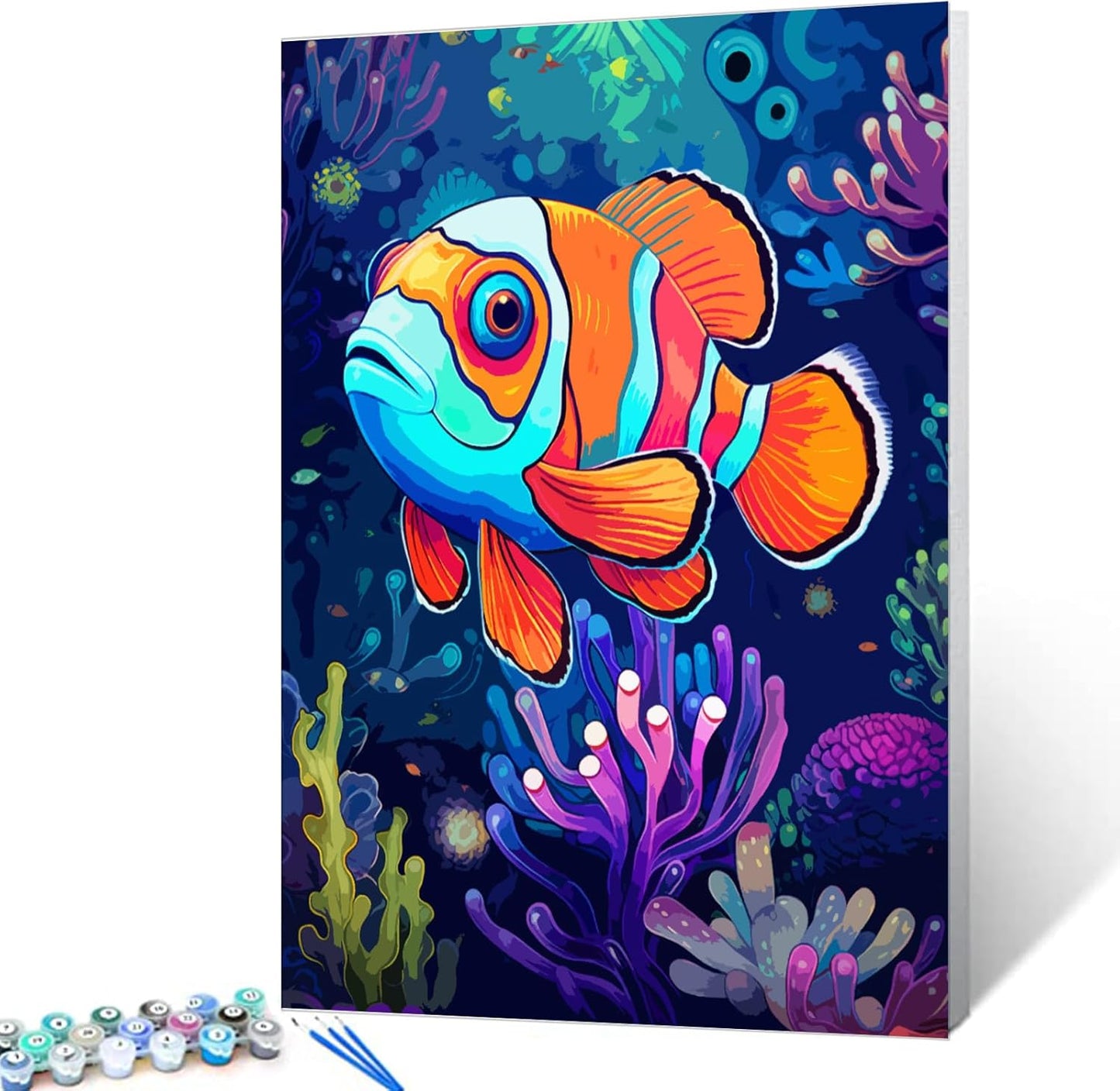 Fancy Clownfish Paint by Numbers