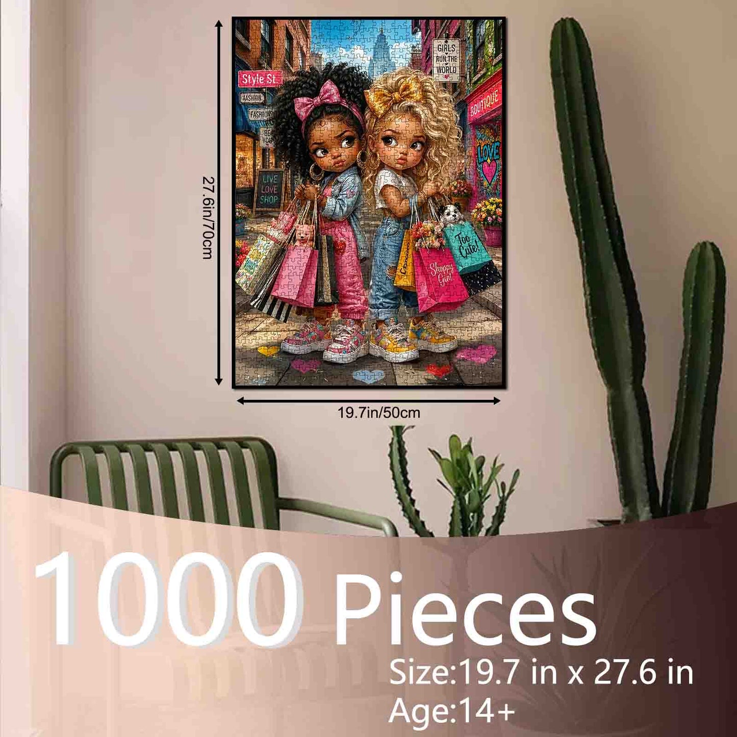 Fashion Besties Shopping Day Jigsaw Puzzle