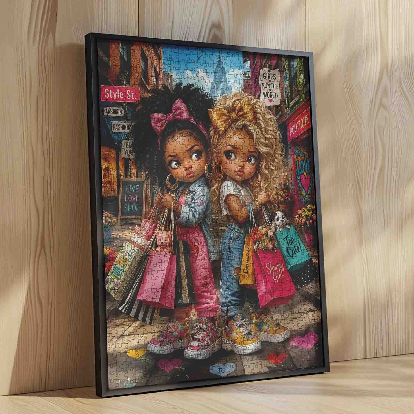 Fashion Besties Shopping Day Jigsaw Puzzle