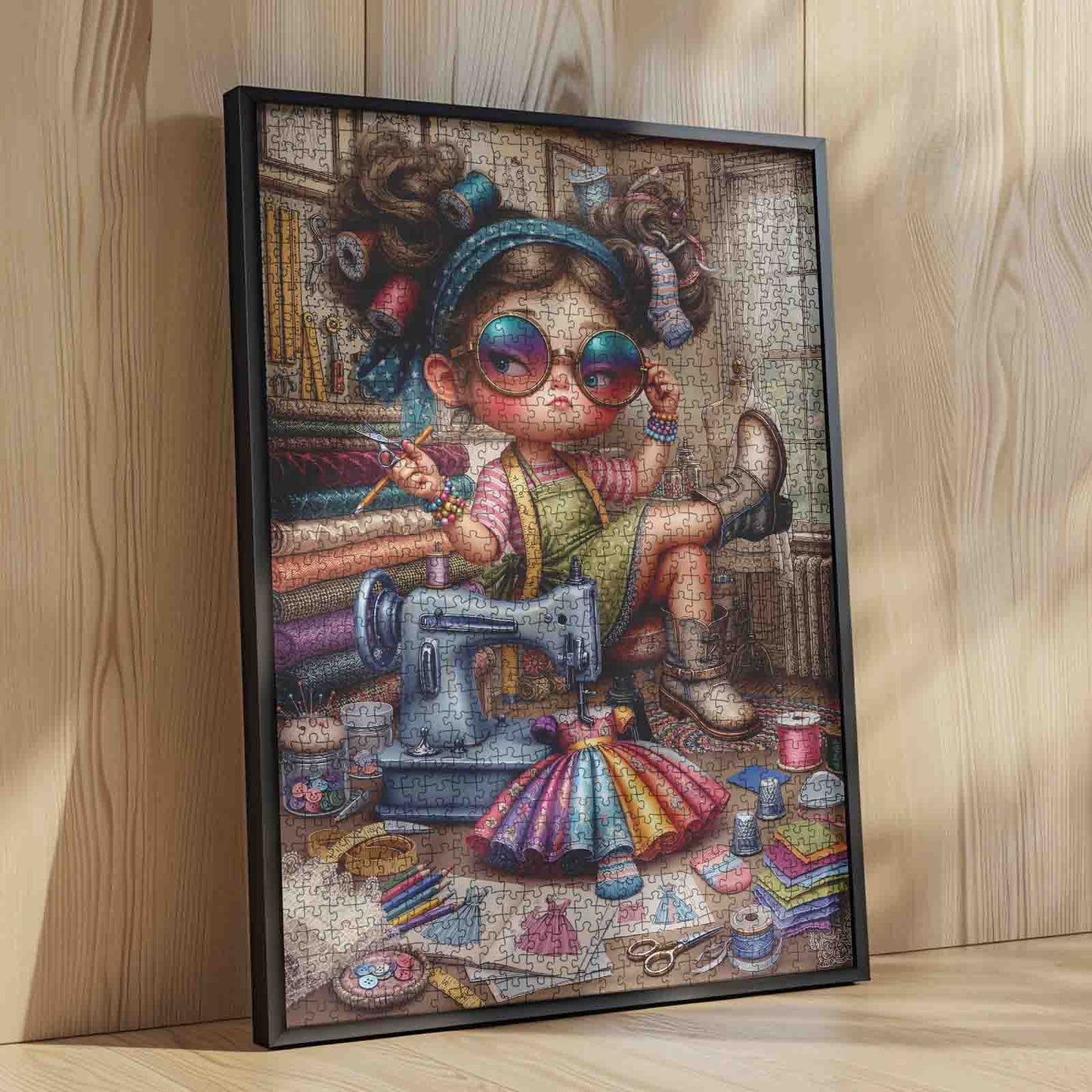Fashion Designer Sewing Room Jigsaw Puzzle