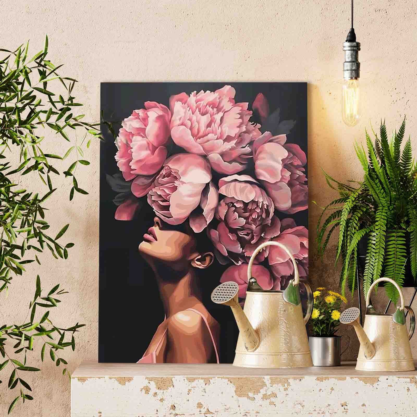 Women with Flowers Paint by Numbers – Tucocoo