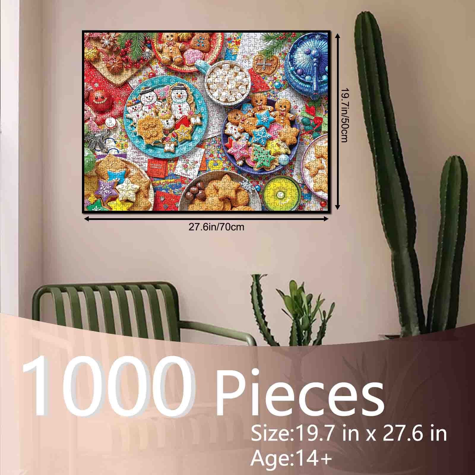 Festive Christmas Cookies Delight Jigsaw Puzzle