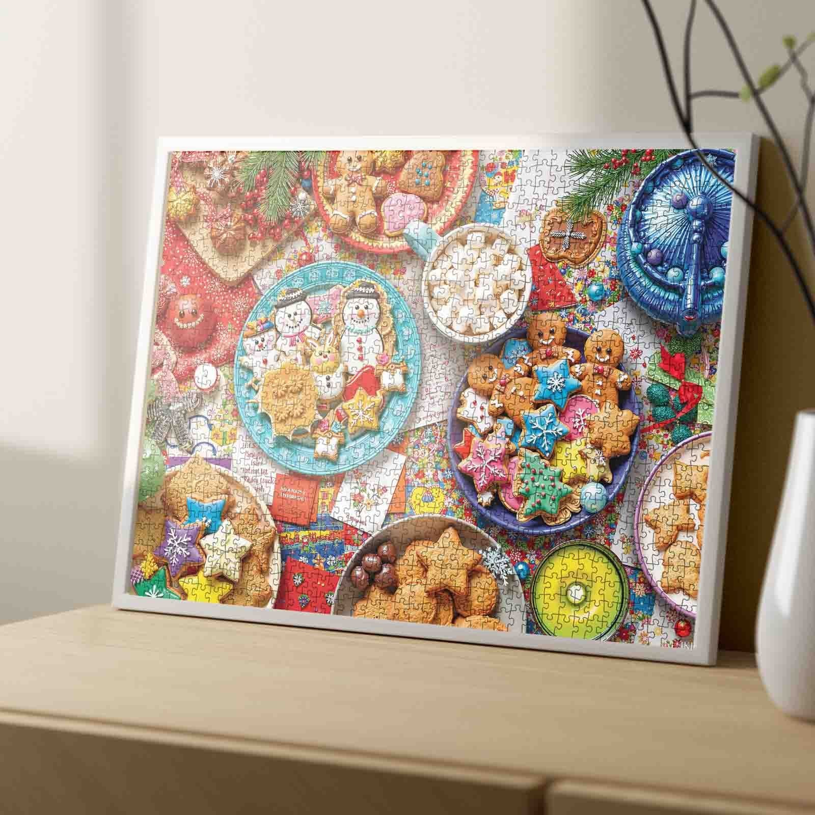 Festive Christmas Cookies Delight Jigsaw Puzzle