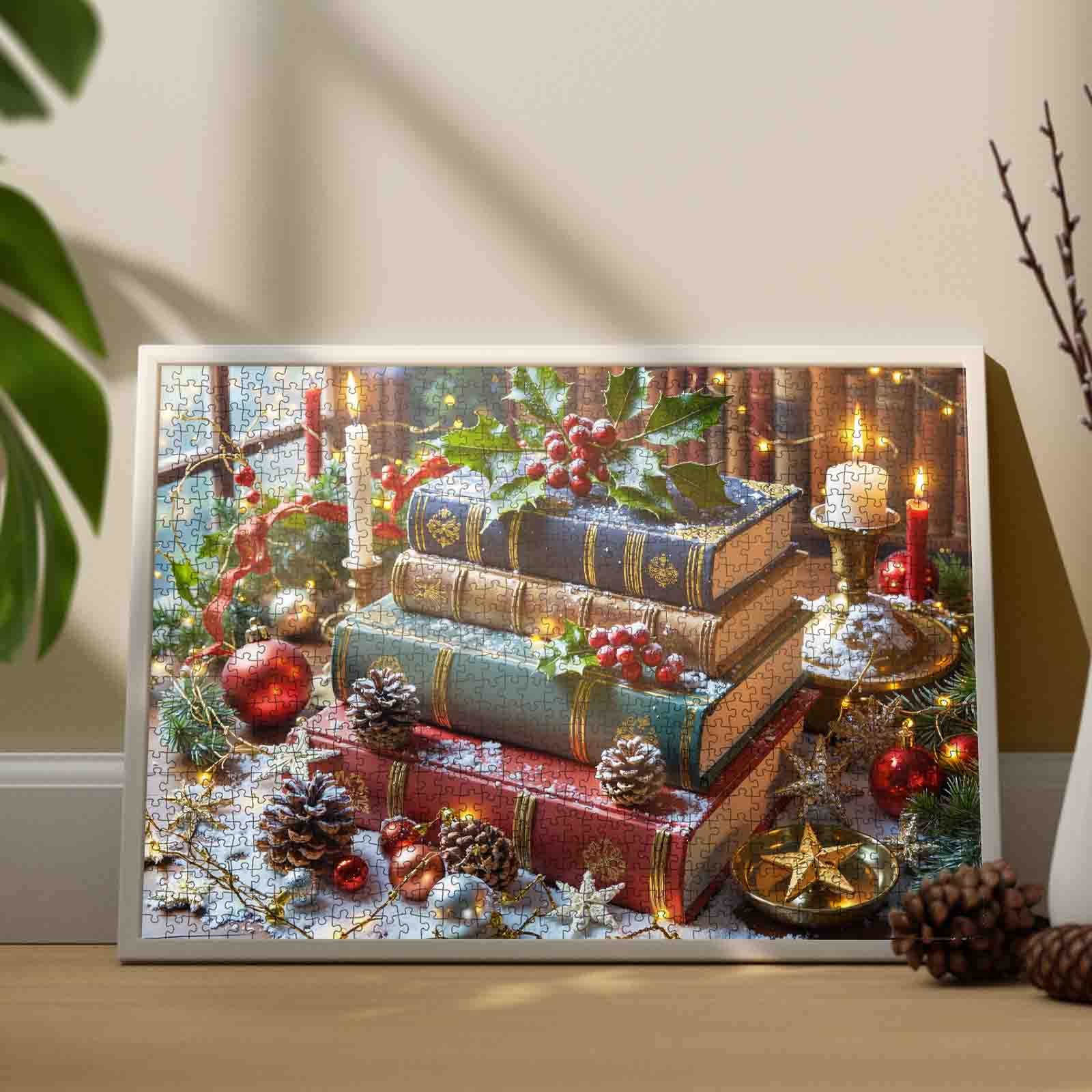 Festive Holiday Books Jigsaw Puzzle