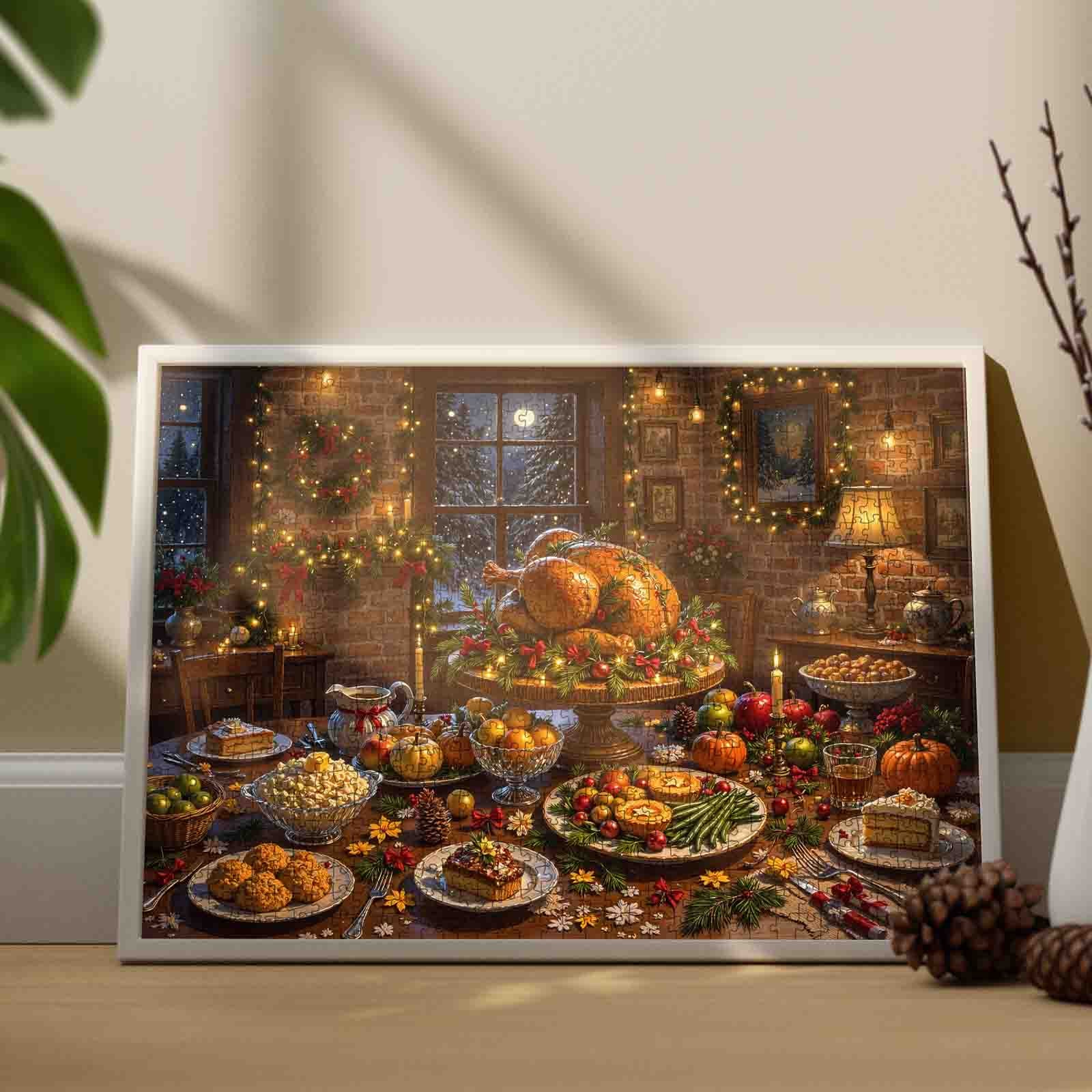 Festive Holiday Feast Jigsaw Puzzle