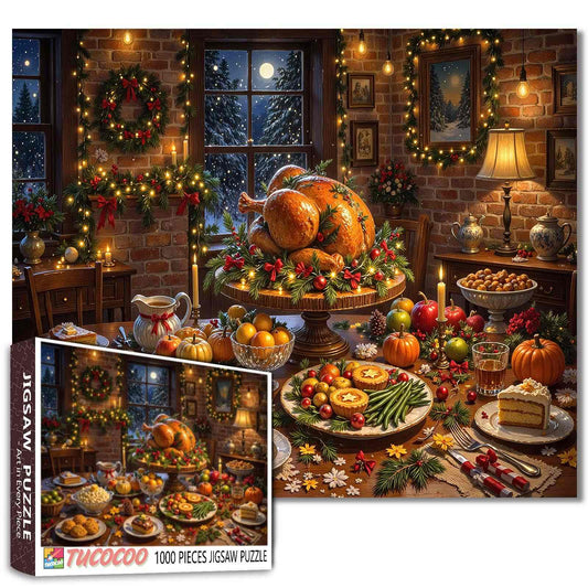 Festive Holiday Feast Jigsaw Puzzle