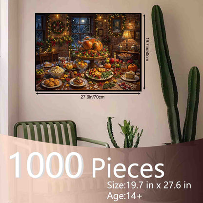 Festive Holiday Feast Jigsaw Puzzle