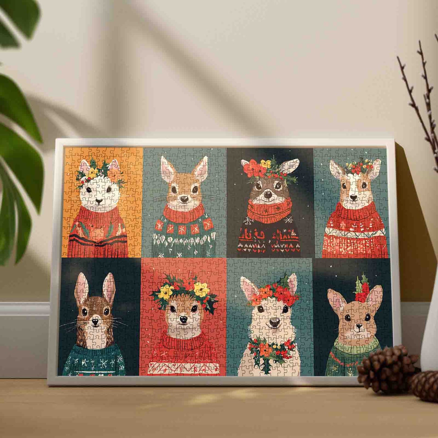 Festive Woodland Friends Jigsaw Puzzle