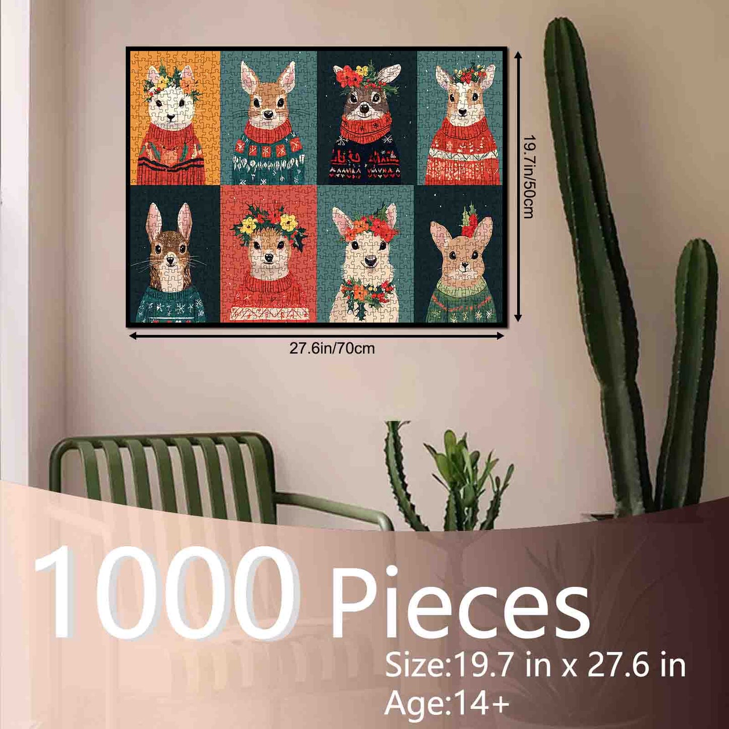 Festive Woodland Friends Jigsaw Puzzle