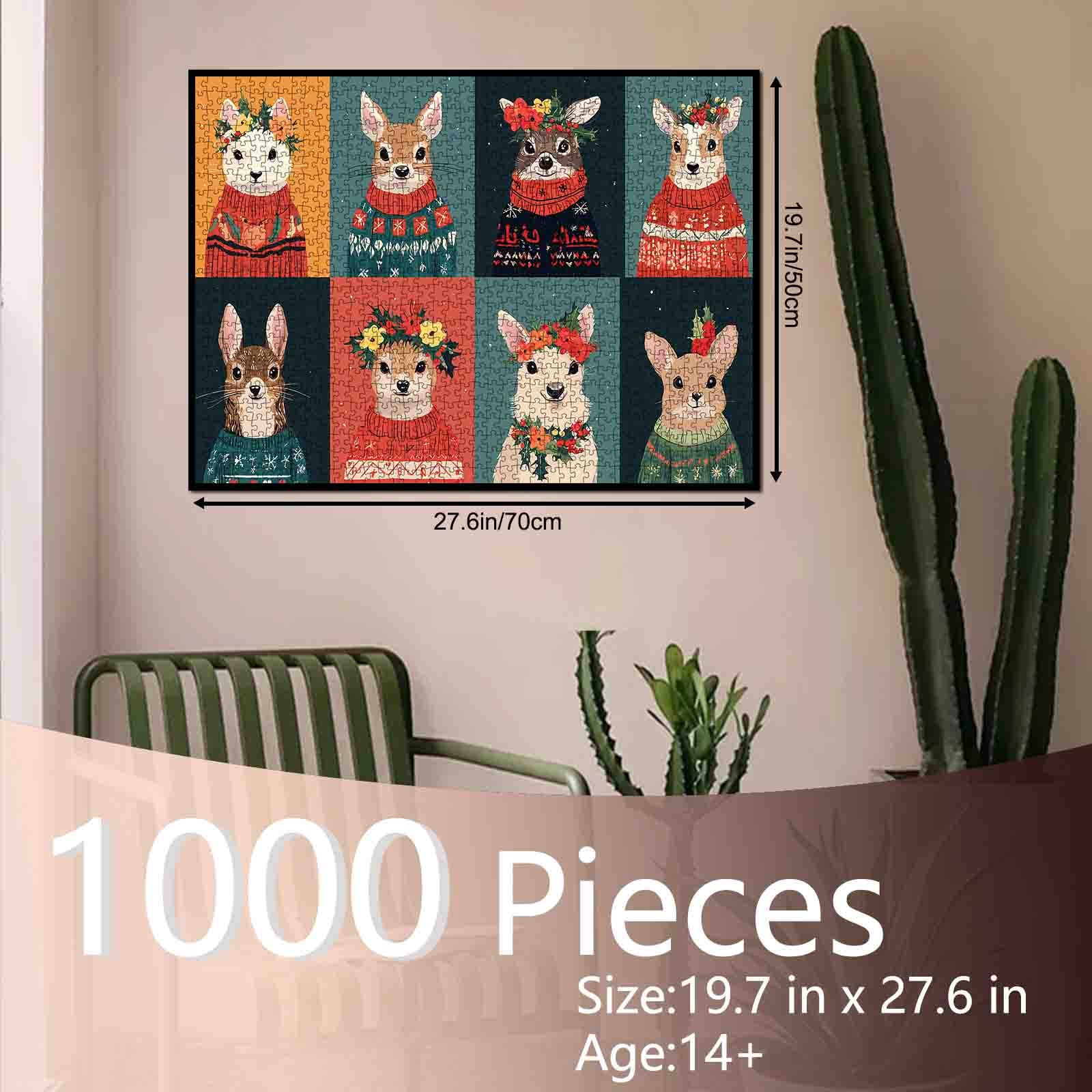 Festive Woodland Friends Jigsaw Puzzle