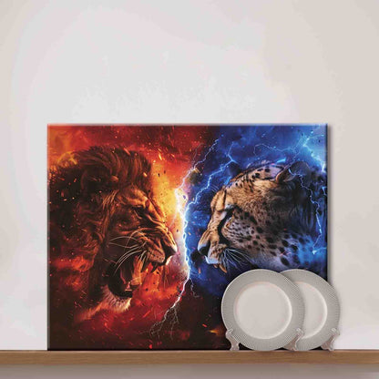 Fierce Showdown Paint by Numbers