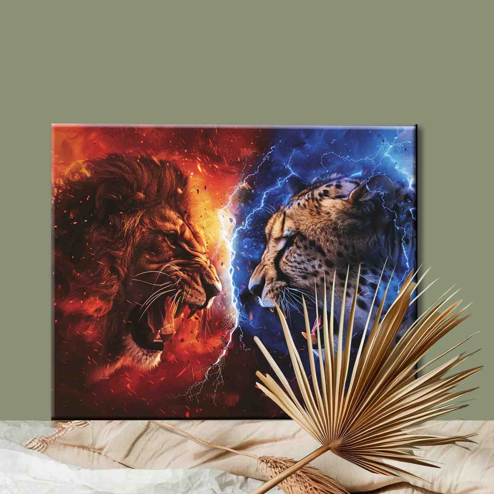 Fierce Showdown Paint by Numbers