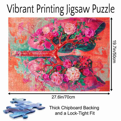 Floral Lungs Jigsaw Puzzle