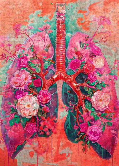 Floral Lungs Jigsaw Puzzle