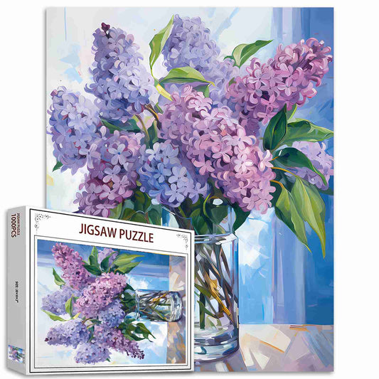 Lilac Bouquet Jigsaw Puzzles