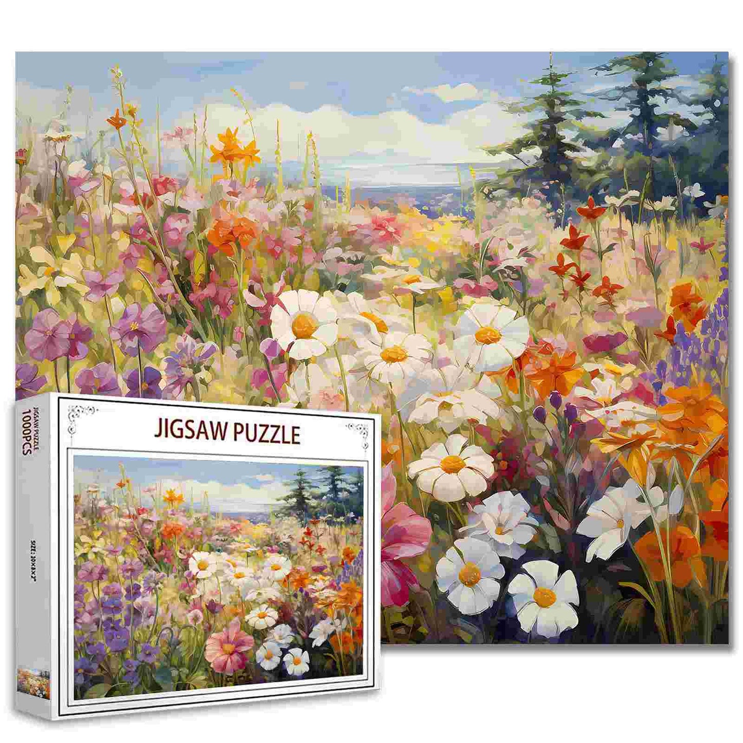 Colorful Wildflowers Jigsaw Puzzles