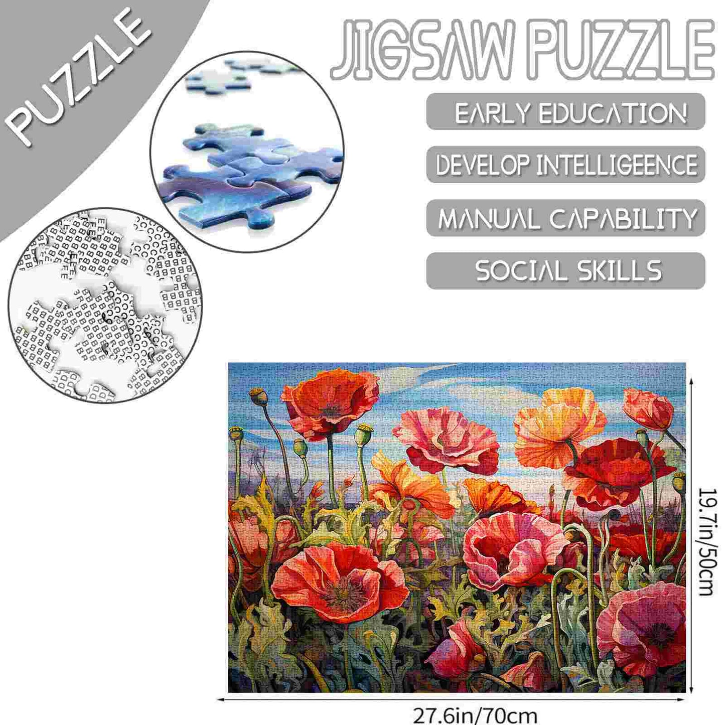 Poppy Field Jigsaw Puzzles