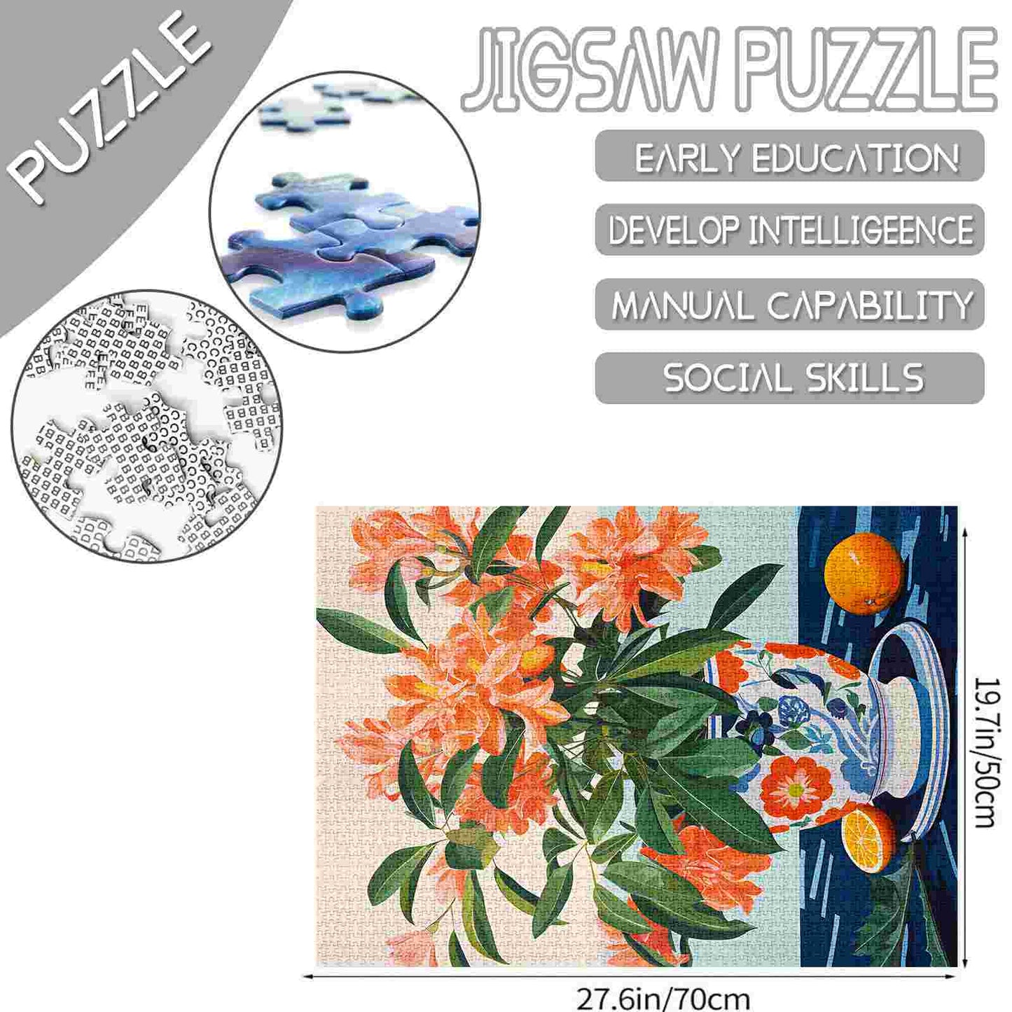 Orange Blossom Jigsaw Puzzles