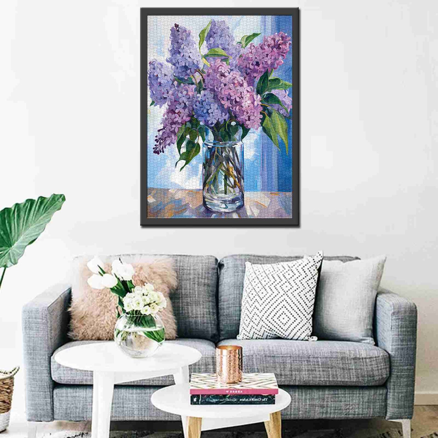 Lilac Bouquet Jigsaw Puzzles