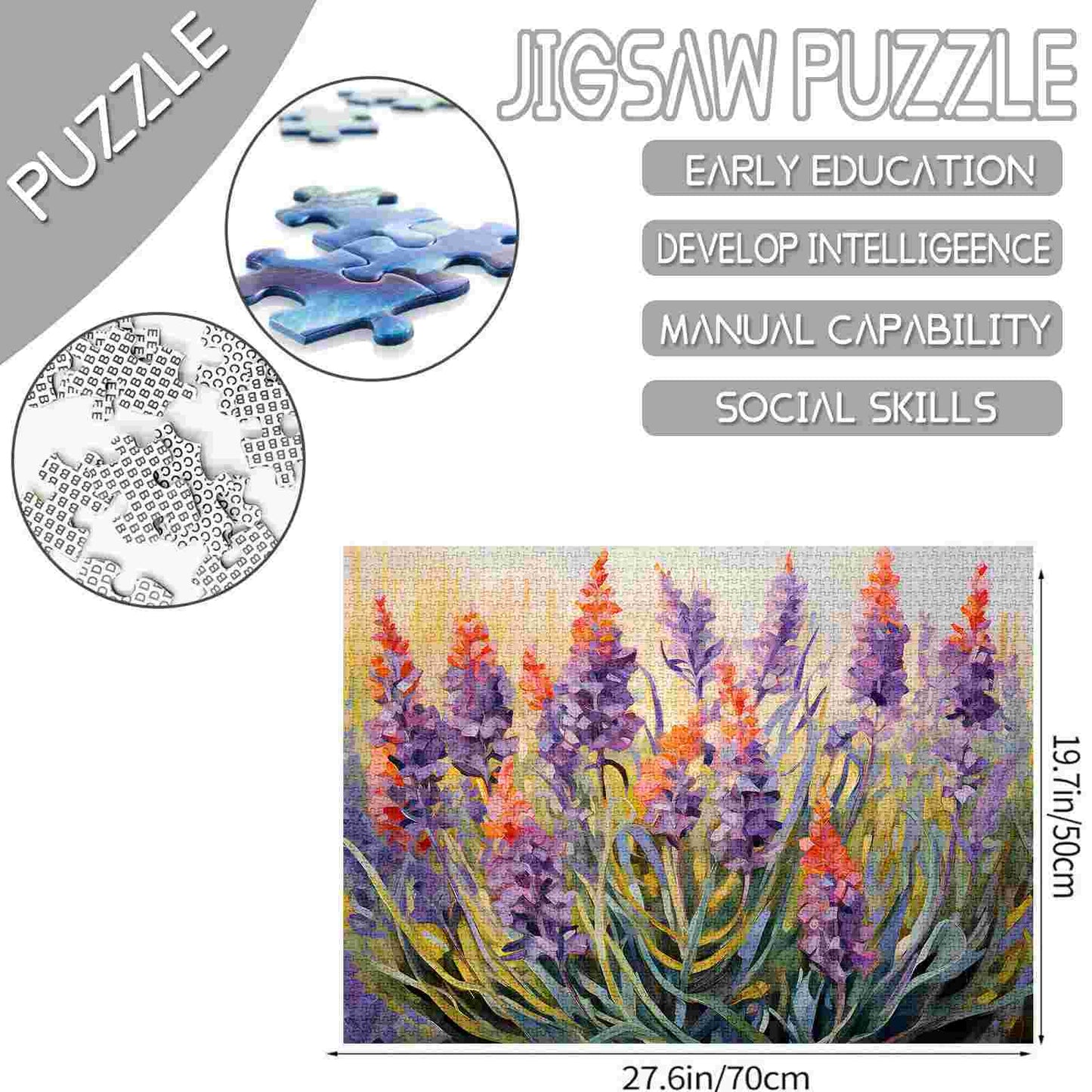 Lavender Field Jigsaw Puzzles