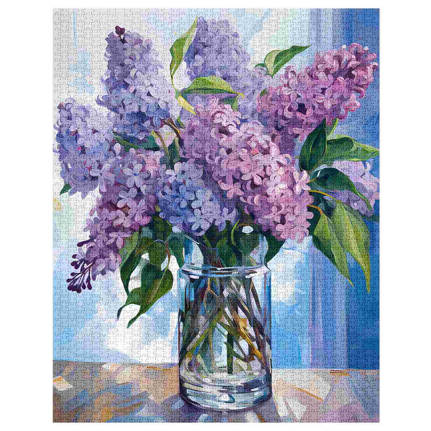 Lilac Bouquet Jigsaw Puzzles