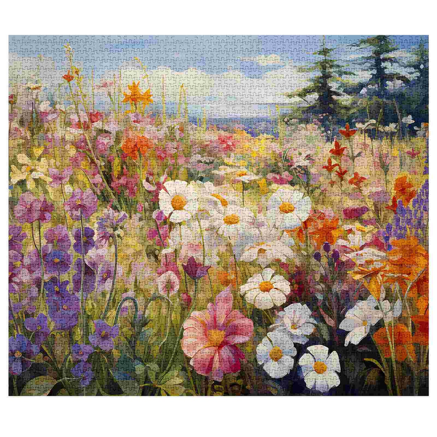 Colorful Wildflowers Jigsaw Puzzles