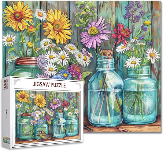 Wildflowers and Daisies Jigsaw Puzzles