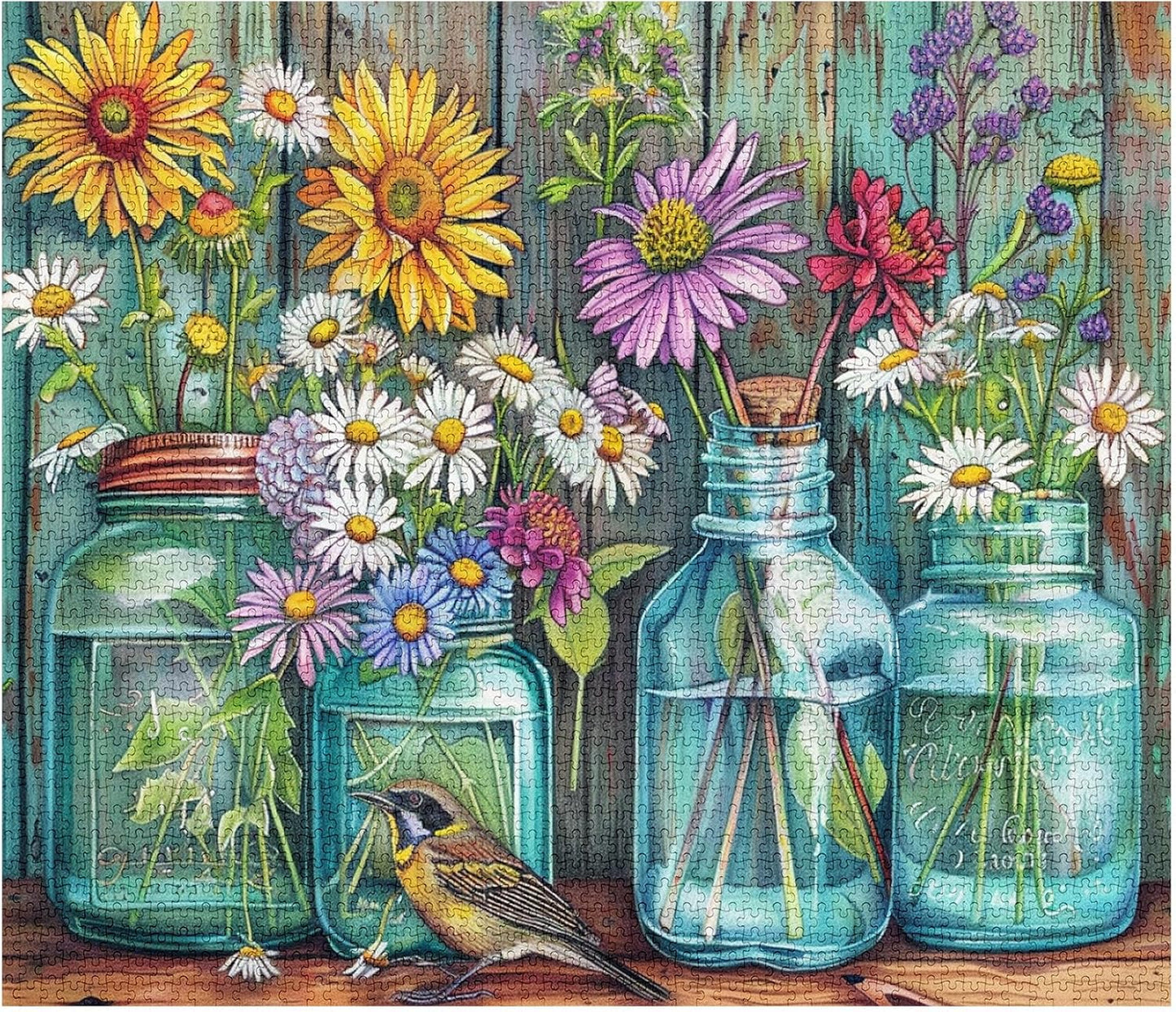 Wildflowers and Daisies Jigsaw Puzzles