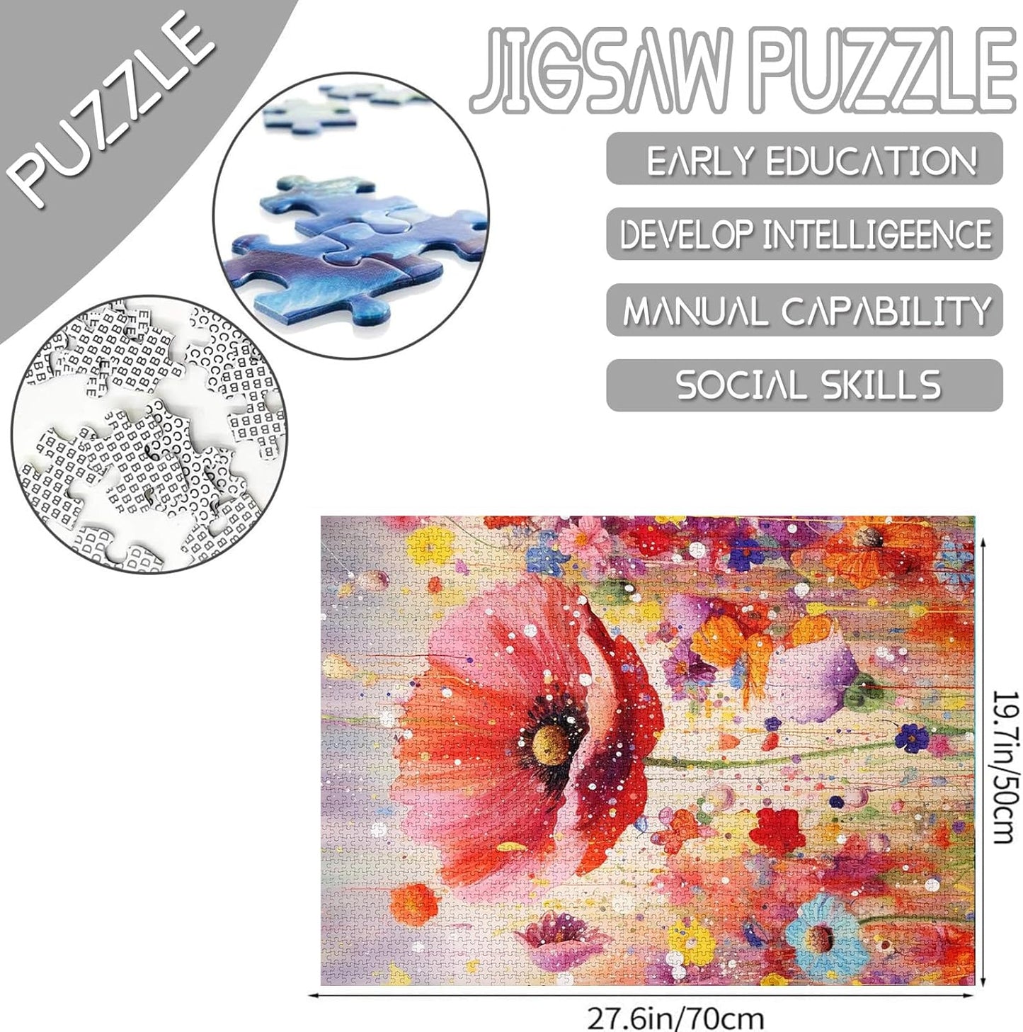 Red Poppy Jigsaw Puzzles