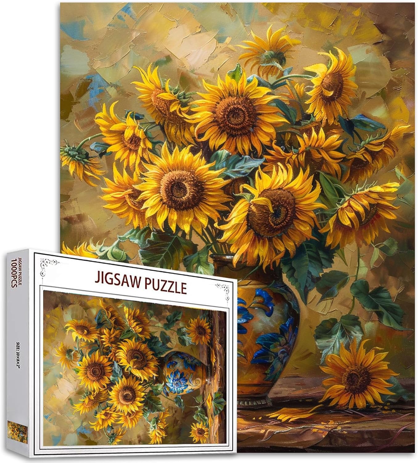 Vase of Sunflowers Jigsaw Puzzles