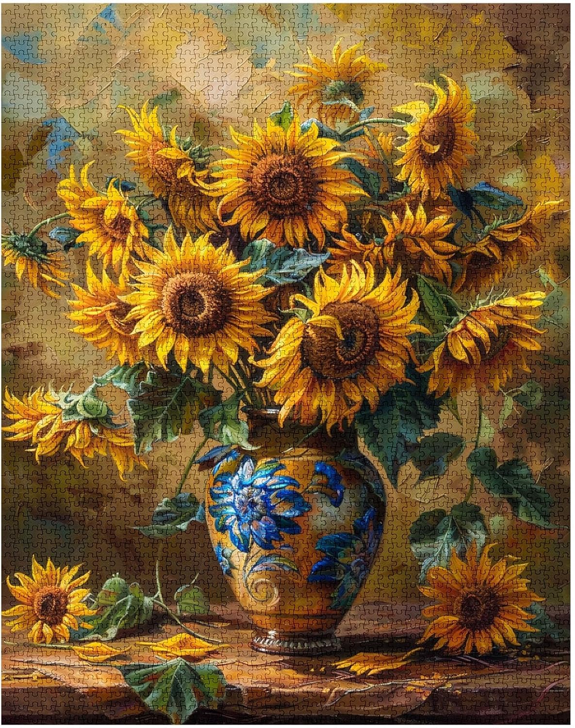 Vase of Sunflowers Jigsaw Puzzles