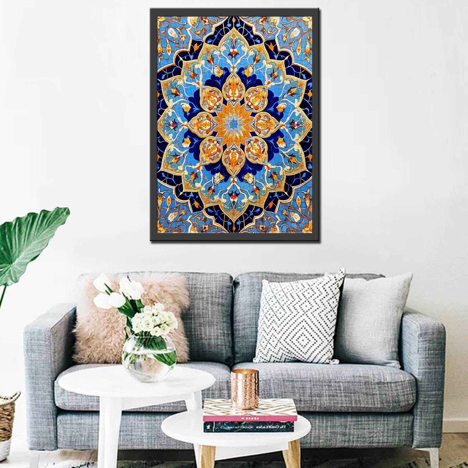 Mandala Floral Art Jigsaw Puzzles