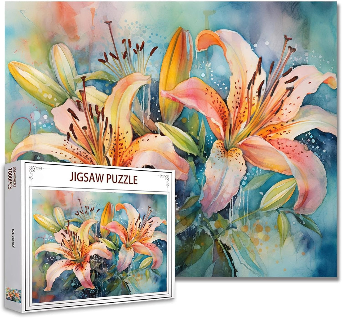 Blooming lilies Jigsaw Puzzles