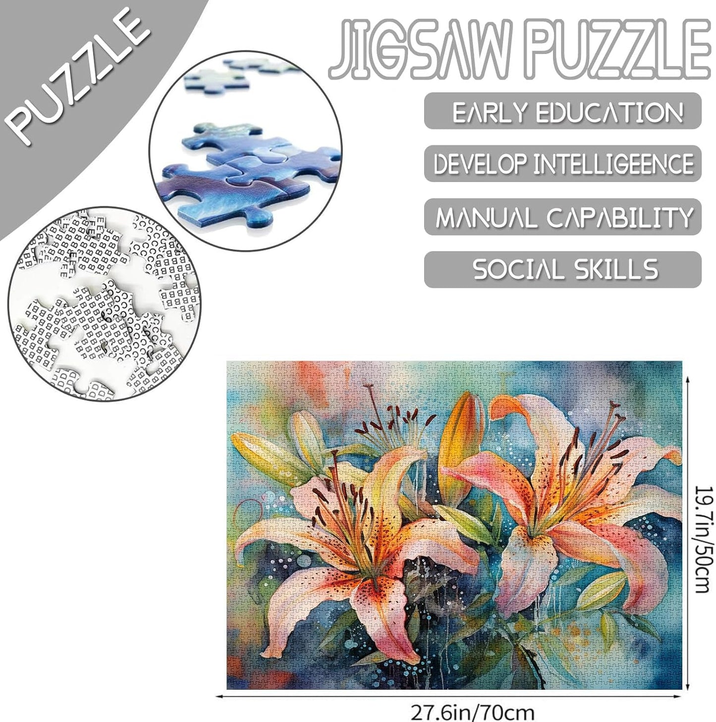 Blooming lilies Jigsaw Puzzles